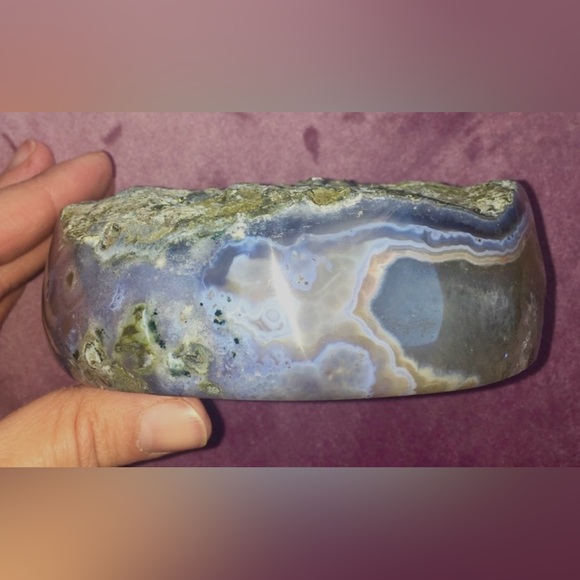 Amethyst moon with druzy - Picture 7 of 16